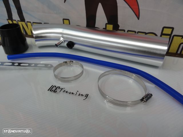 Kit universal admissão direta para filtro de ar com tubo em alumínio para Honda civic 92-00 (EG, EH, EJ, EK) - 3