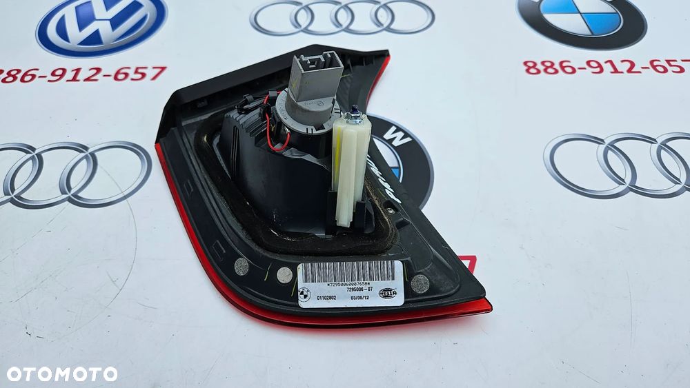 BMW X6 E71 LIFT LCI LED Lampa tył prawy w klapę bagażnika Lampa tylna prawa EUROPA IDEALNA 7295006 - 10