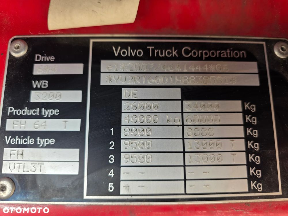 Volvo FH13 540 6X4 60000 KG Z Niemiec 2 szt - 25
