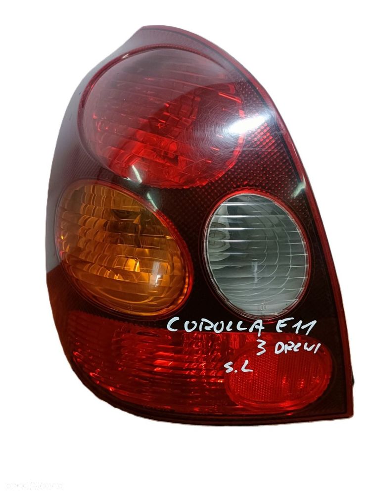 TOYOTA COROLLA E11 99-02 r. 3D LAMPA LEWY TYŁ LEWA TYLNA EU KOITO 12-439+ - 1