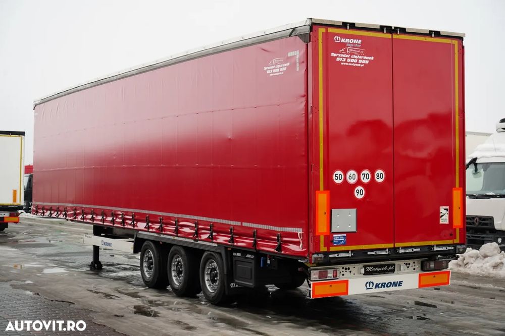 Krone CORTINĂ KRONE / MEGA / PUNȚĂ RIDICATĂ / ACOPERIȘ RIDICAT / PLATFORMĂ JOSĂ / - 6