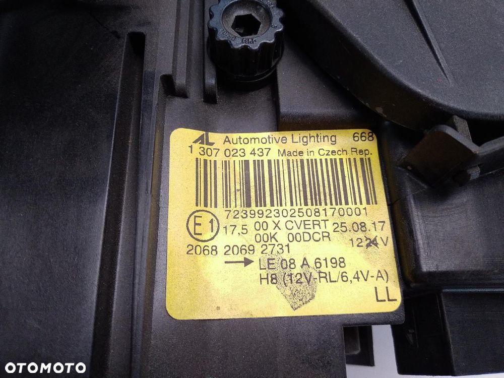 LAMPA LEWA BI-XENON BMW E93 LCI 7273208 1307023437 - 5