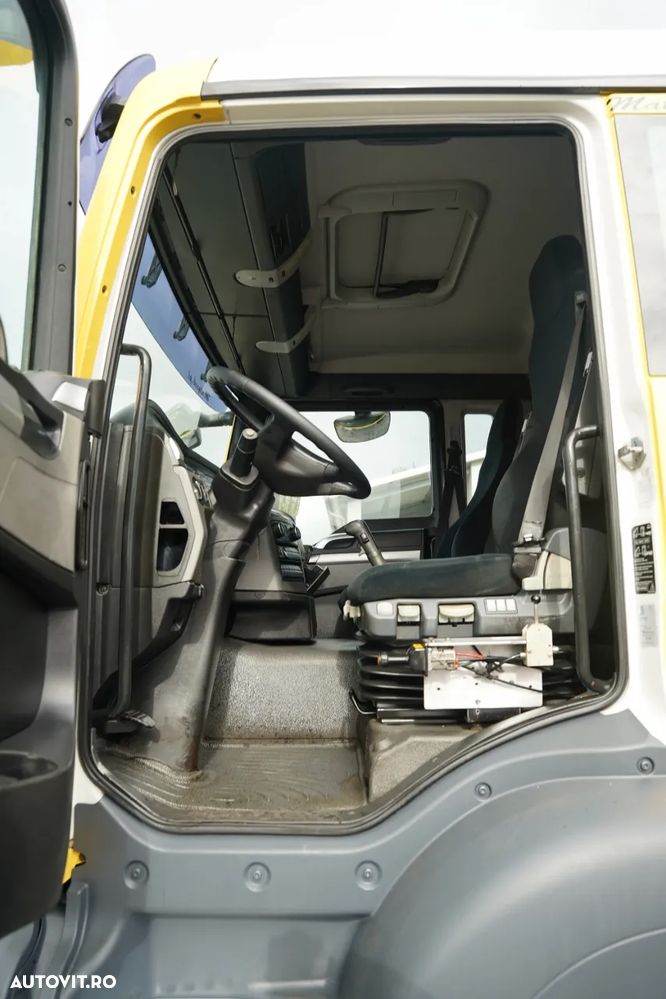 MAN TGS 32.400 / 8x4 / BASCULABILĂ PE SPATE - 6 M / PRELATĂ AUTOMATĂ / CUTIE DE VITEZE MANUALĂ / - 28