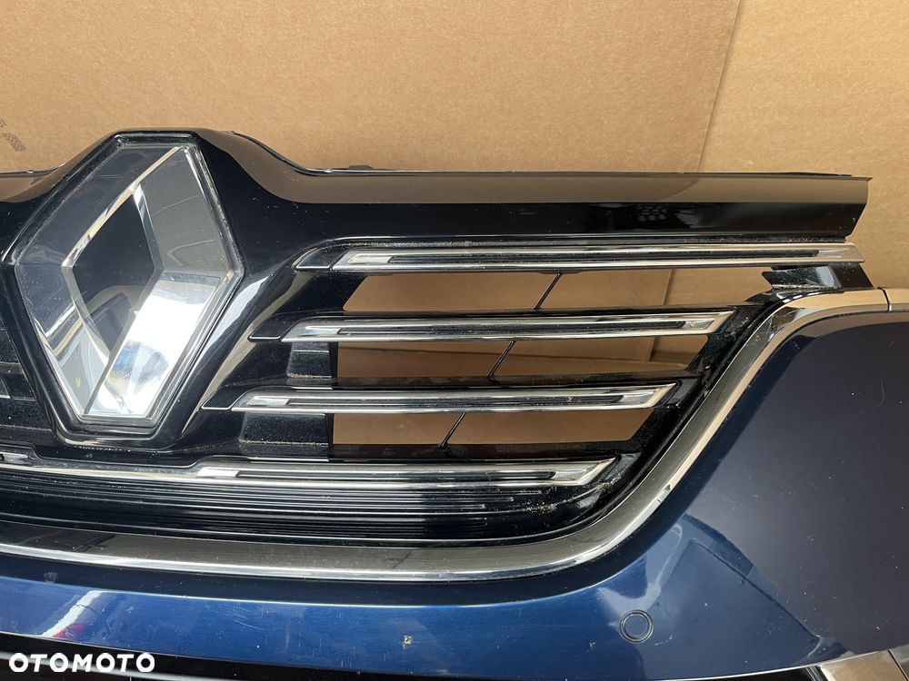 ZDERZAK RENAULT TALISMAN 2015-2019 6xPDC ZNACZEK RADAR LED KOMPLETNY GRILL - 7
