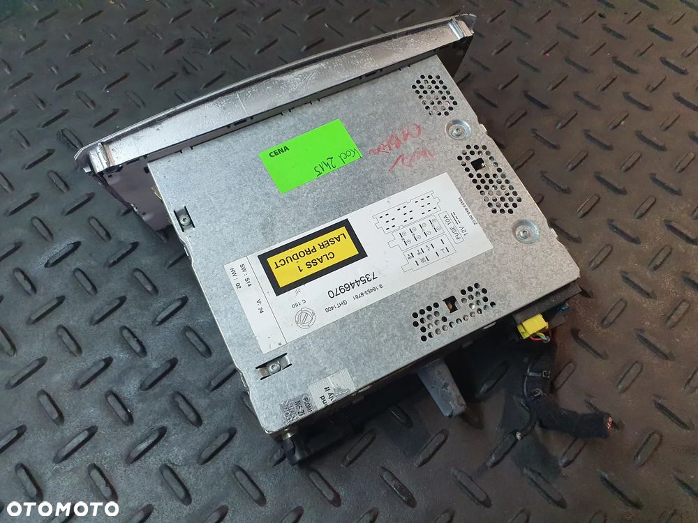 RADIO CD FIAT GRANDE PUNTO 735446970  + KOD - 6