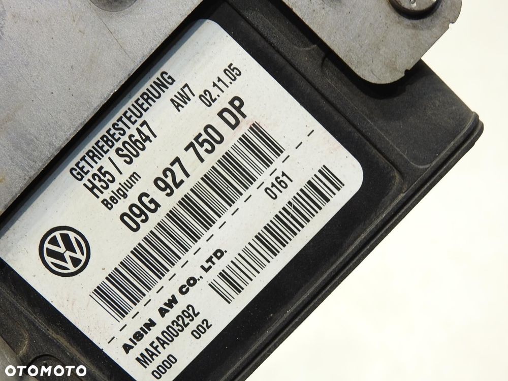 MODUŁ STEROWNIK SKRZYNI AUTOMAT SEAT LEON II 09G927750DP - 6