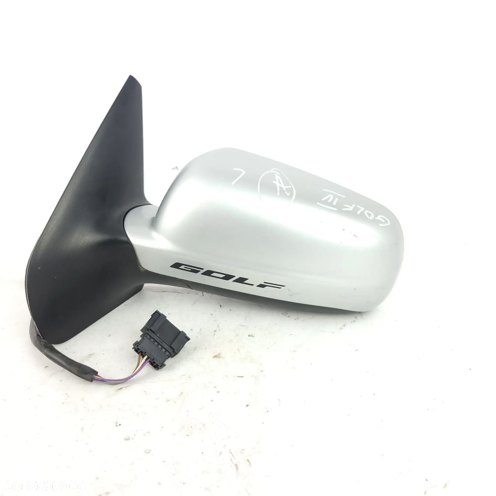 VW GOLF IV 4 BORA LUSTERKO LEWE ELEKTRYCZNE 5 PIN LA7W SREBRNE - 1