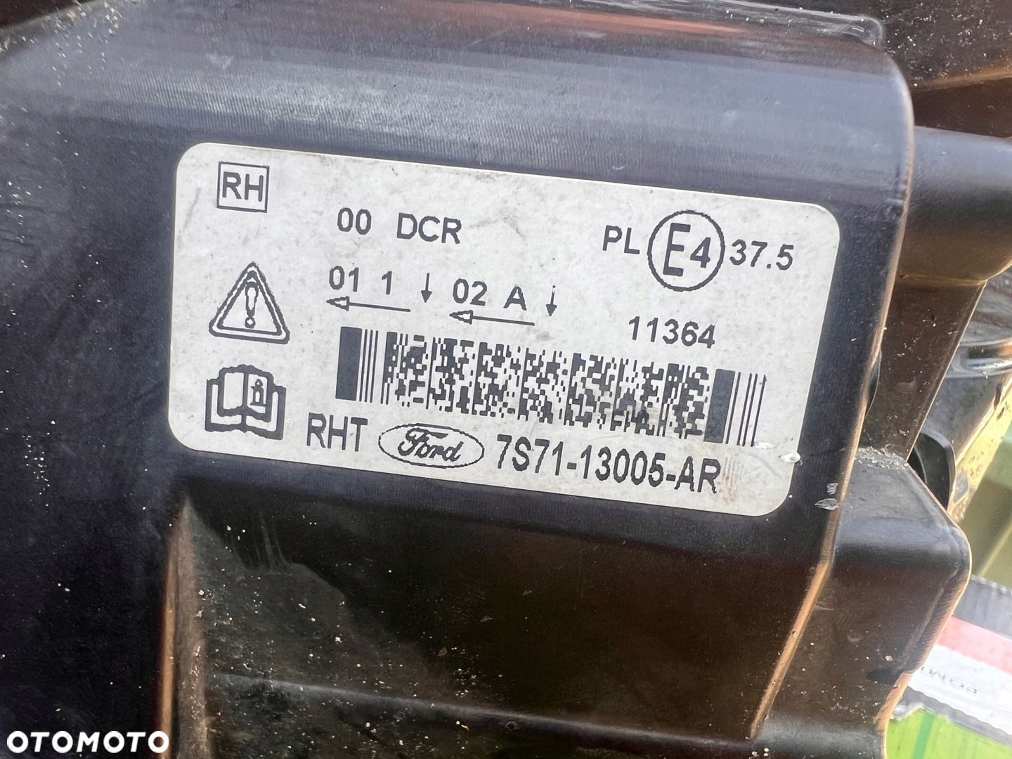 Lampa przednia FORD MONDEO MK4 XENON KOMPLET EUROPA ORYGINALNE - 9
