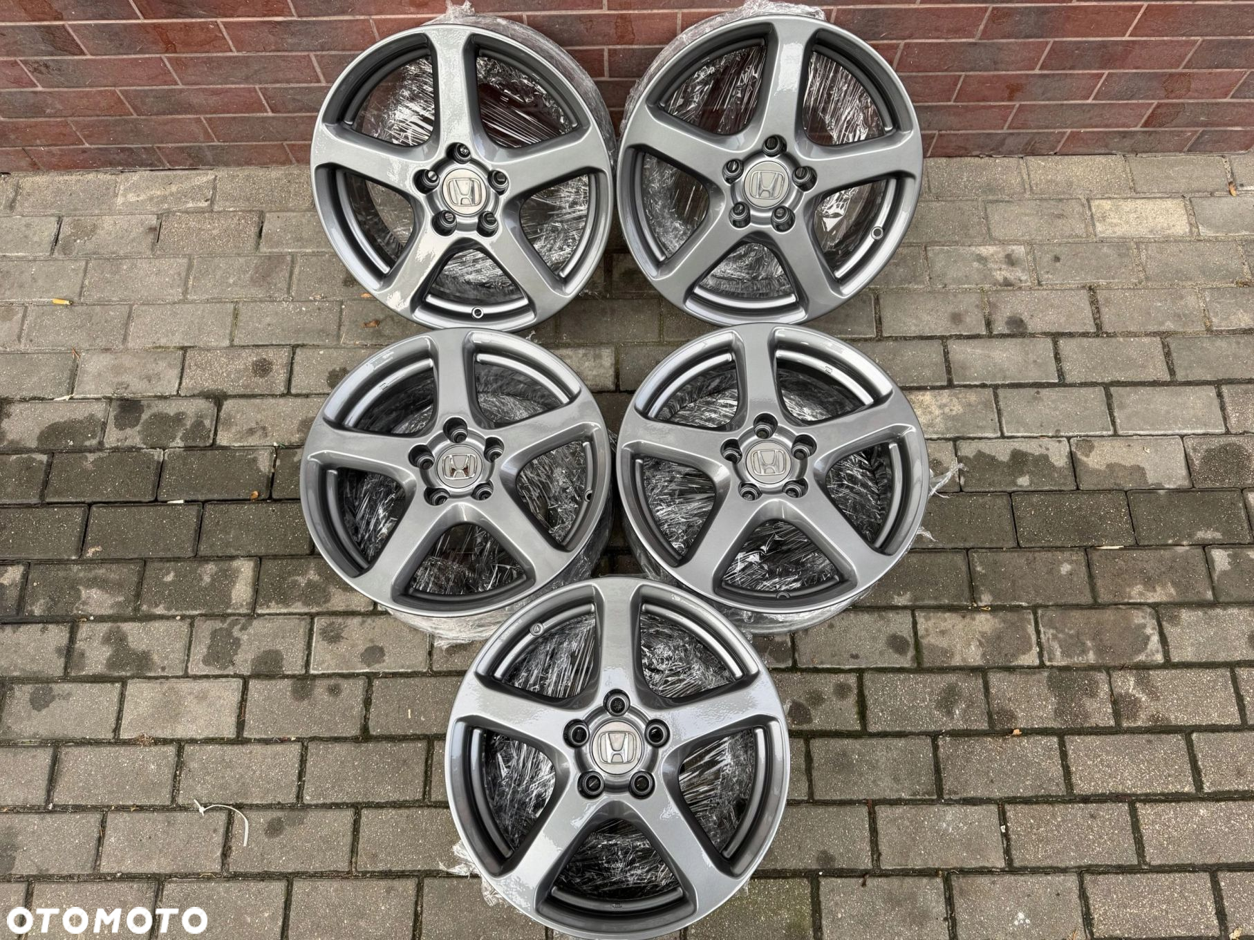 ALU FELGI 17 HONDA ACCORD TYPE S 7J ET55 ORYGINAŁ JAK NOWE 5 SZT CIVIC HRV - 10
