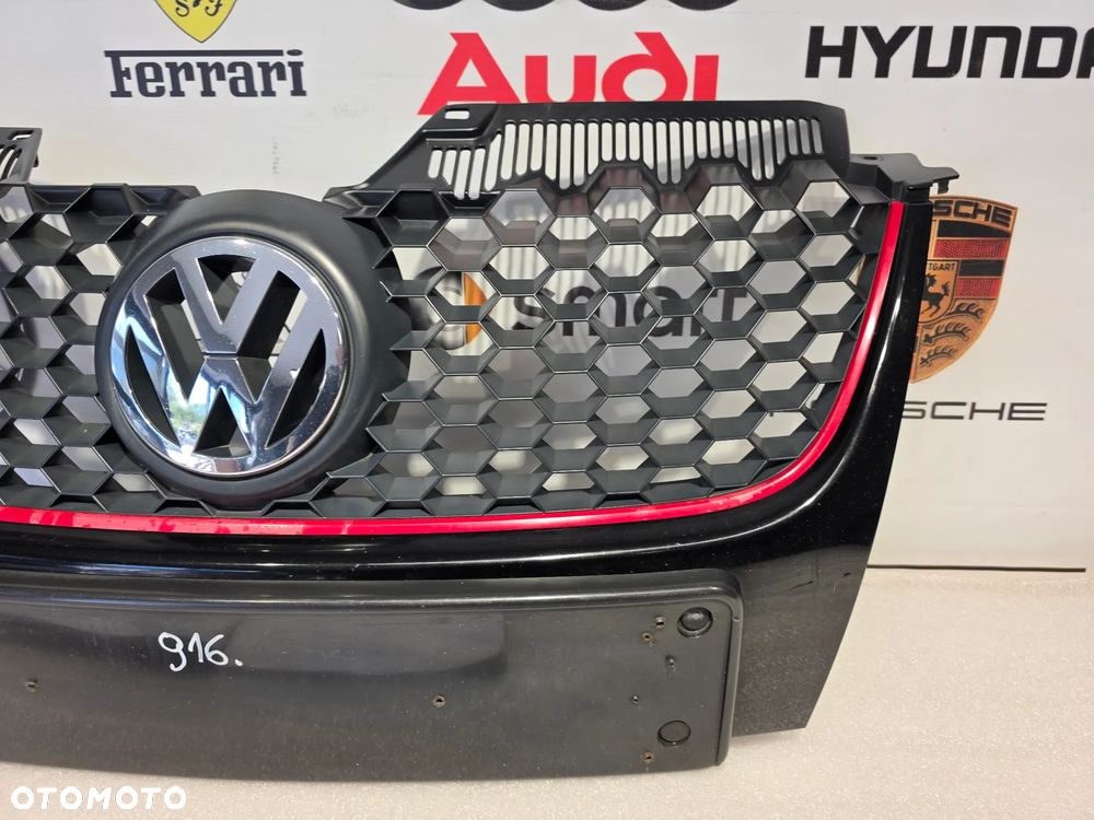 VW GOLF V GTI 03- ATRAPA / GRILL PRZEDNI PRZÓD NR 1K0853651E NR AUKCJI GL916 - 11