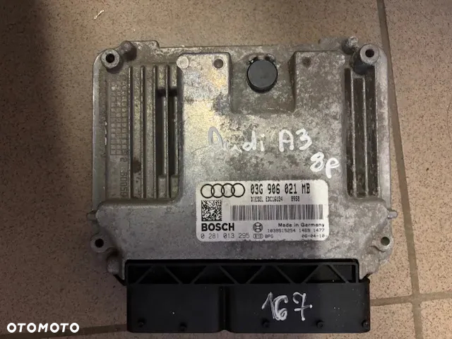STEROWNIK KOMPUTER SILNIKA VOLKSWAGEN AUDI A3 8P 03G906021MB - 3