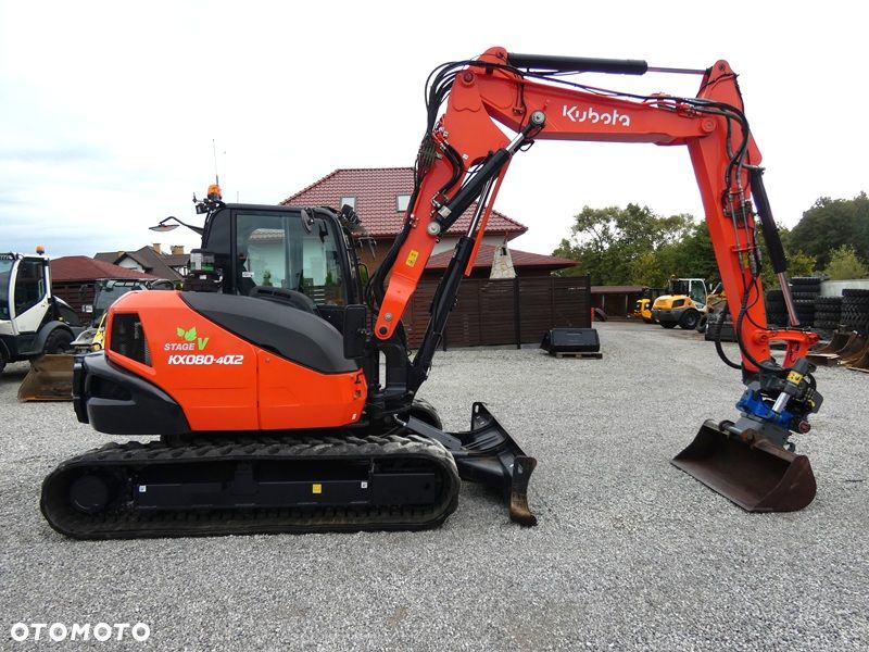 Kubota KX080-4&2 STAGE 5 / ROTOTILT / Sprowadzona / Idealna /