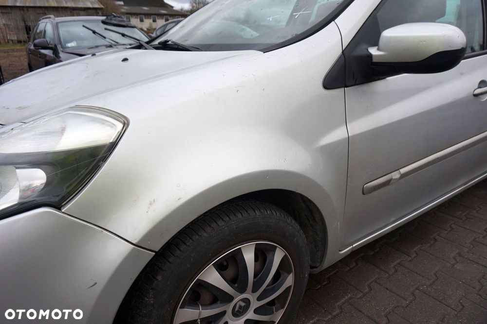 MASKA ZDERZAK BŁOTNIKI LAMPY CLIO III PH2 LIFT TED69  RENAULT 2009-2012 SREBRNY PRZÓD KOMPLETNY - 18