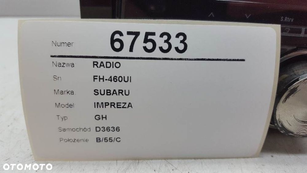RADIO PIONNER FH460UI USB AUX MP3 CD - 2