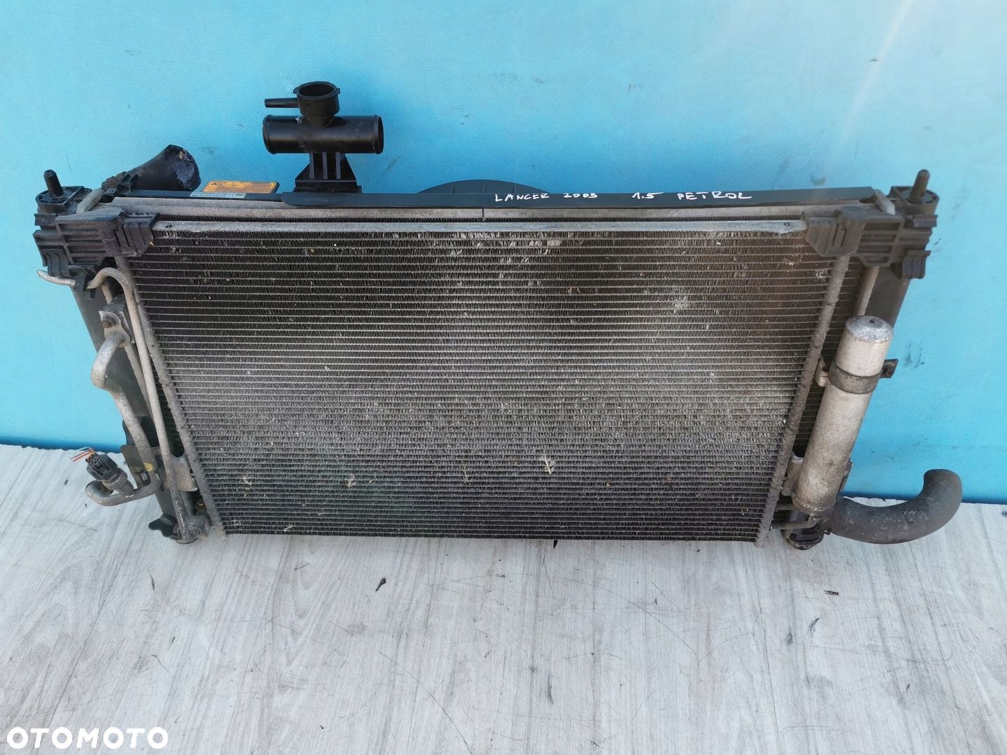 Mitsubishi Lancer VIII 8 X10 2007/ 2017 chłodnice wentylator 1.5 Benzyna - 1