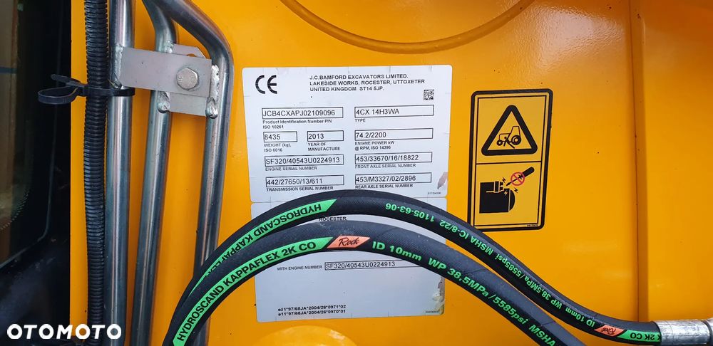 JCB 4CX eco STAN IDEALNY!! TYLKO 5920MTG/ rok 2013 /TORQUELOCK/DŻOJSTIKI/POWERSLIDE - 17
