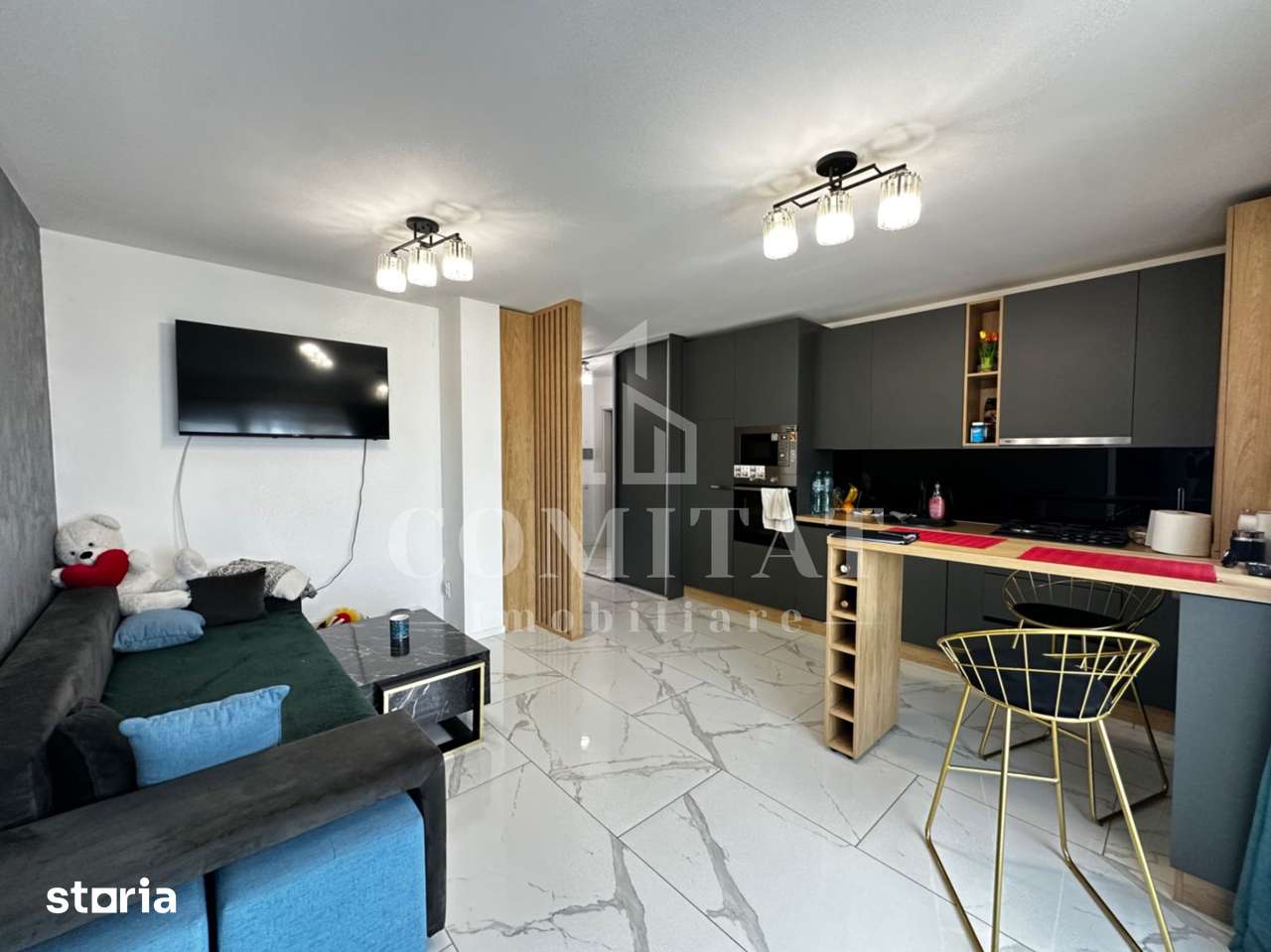 Apartament la cheie | Bloc nou | Zona Metro-Floresti — fotografia 1