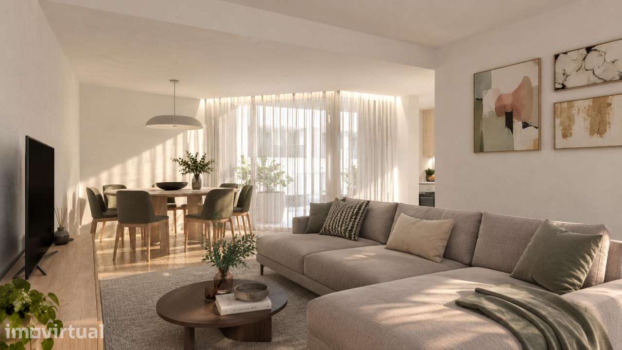 T2 duplex Novo com  2 frentes e 2 terraços, em Braga, perto da CP - Grande imagem: 5/11