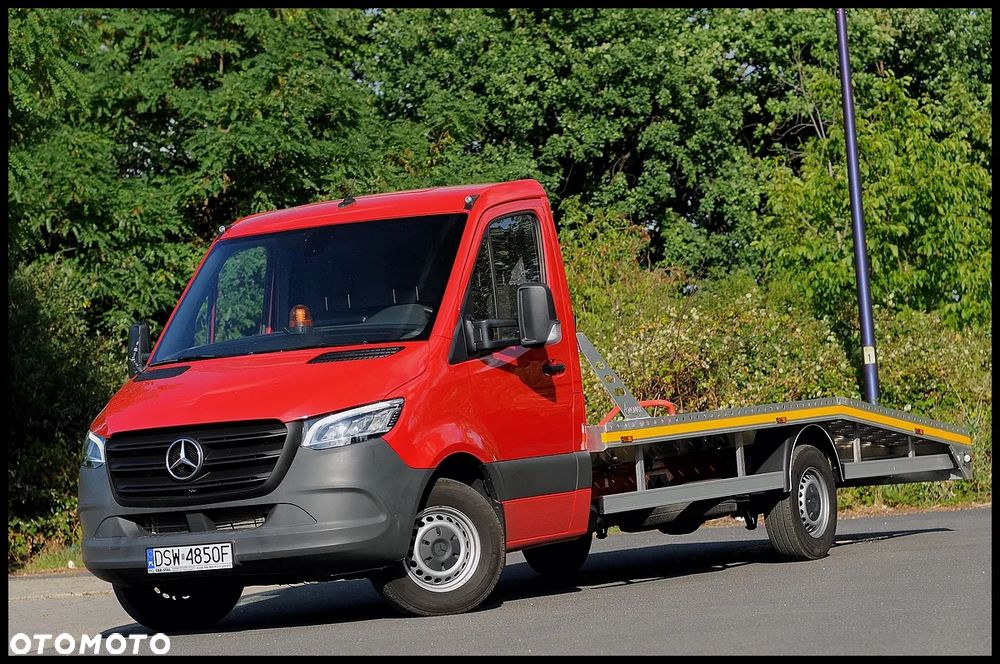 Mercedes-Benz Sprinter 2.0 CDi 150KM Auto Laweta FULL LED Nowa zabudowa Climatronic Elektryka Salon Polska Faktura VAT 23% - 3