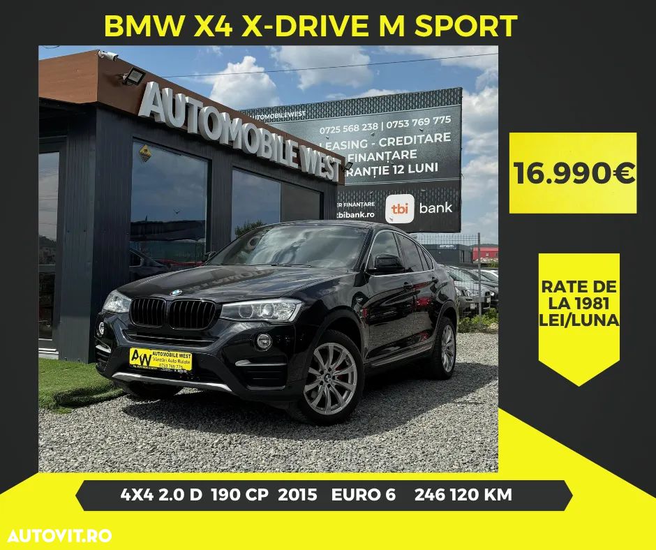 BMW X4 xDrive20d Aut. M Sport - 1
