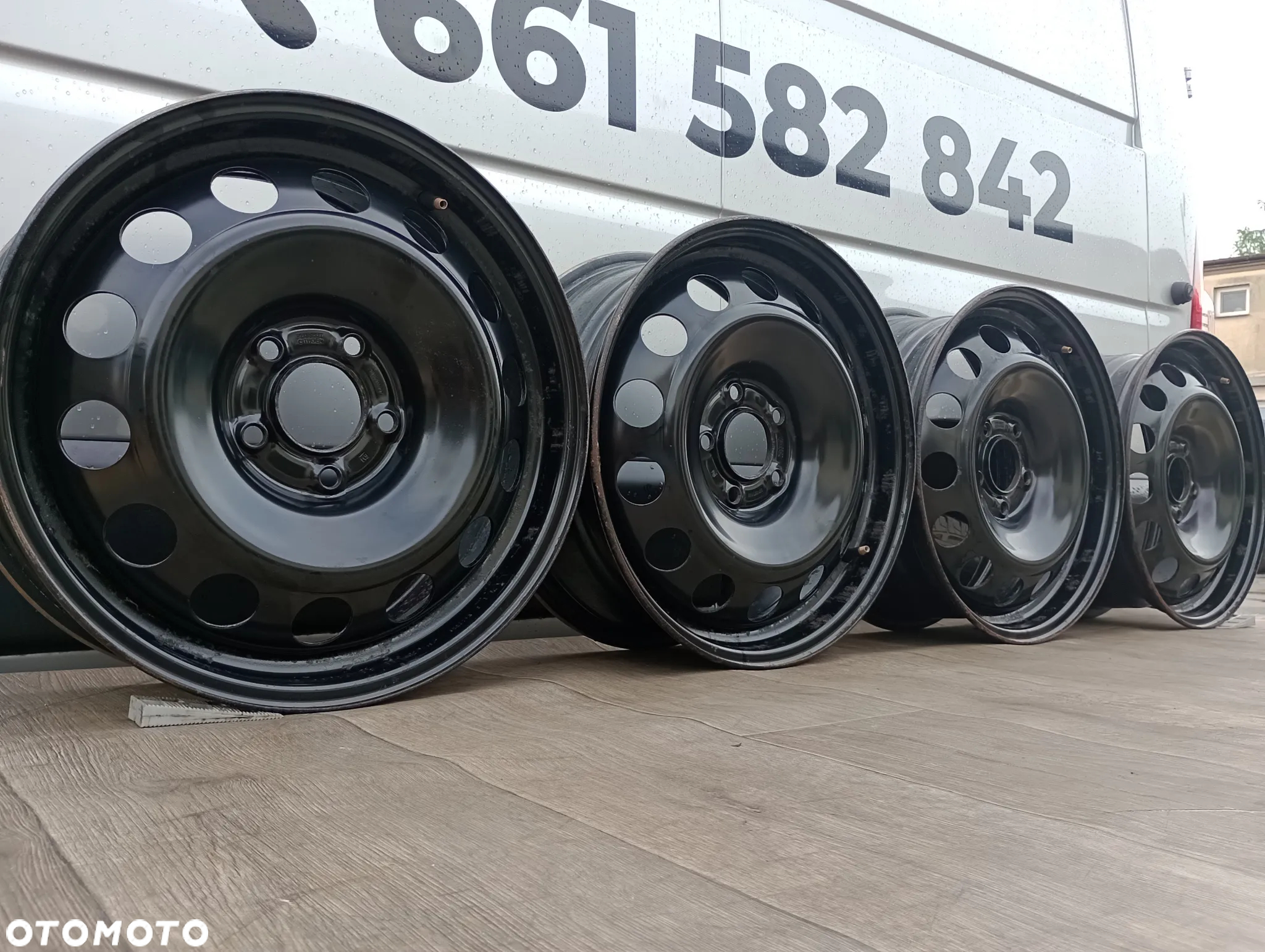 FELGI STALOWE 5x108 R16 6,5J ET47 OPEL COMBO TOYOTA PROACE CITY CITROEN BERLINGO C4 PEUGEOT 508 607 BOXER PARTNER - 3