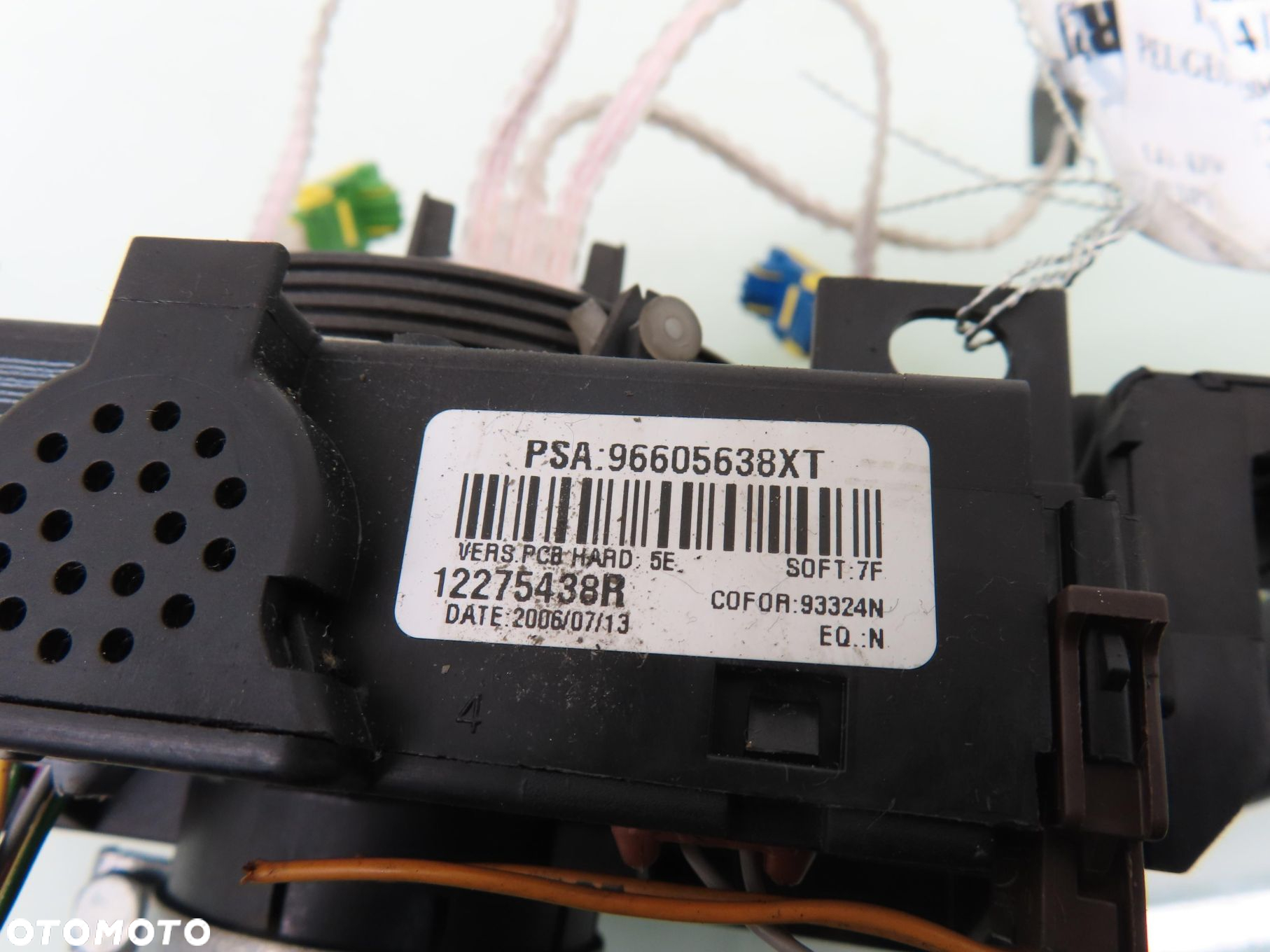 PRZEŁĄCZNIK ZESPOLONY PEUGEOT 206 96605638XT COM2000 - 2