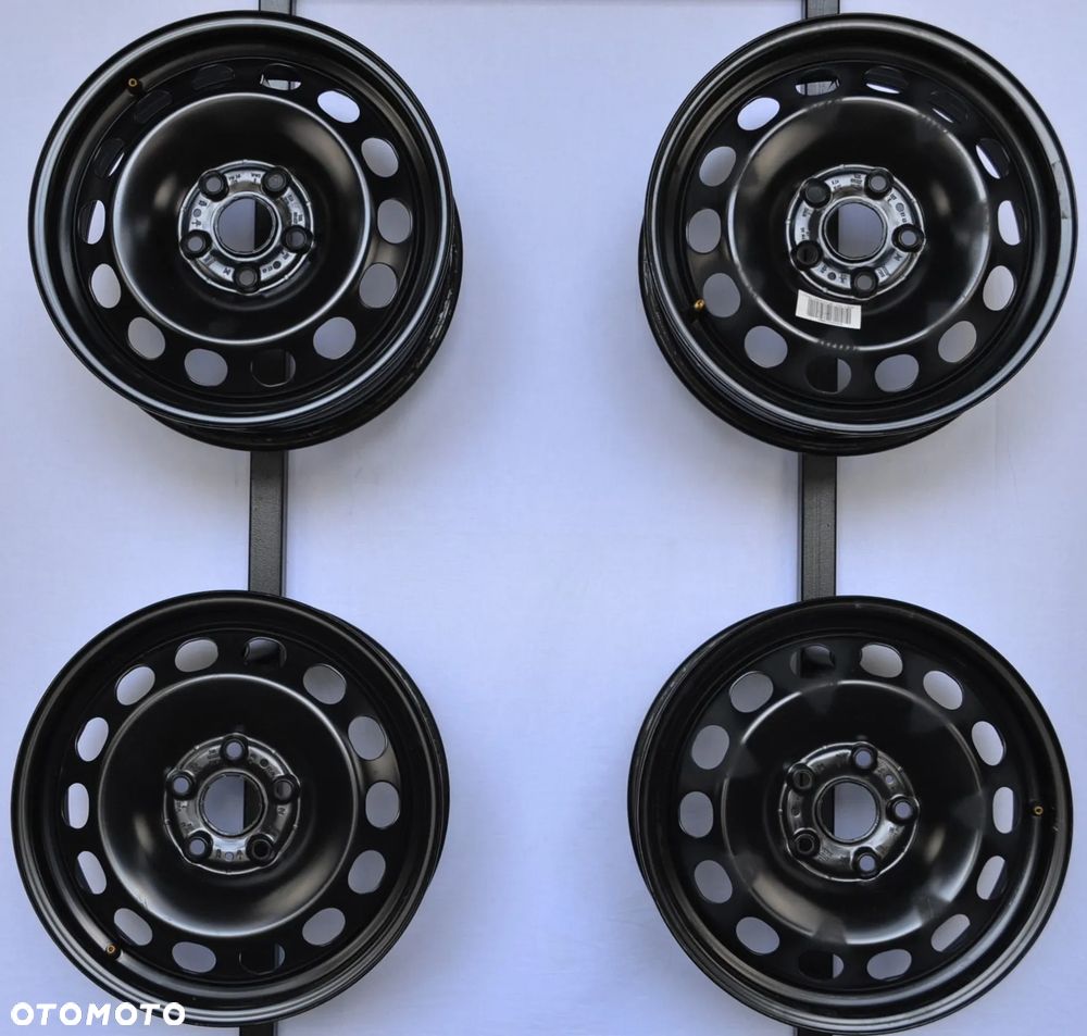 FELGI STALOWE OEM VW SKODA SEAT AUDI 5x112 6J16 ET 43 x4szt F-795 - 2