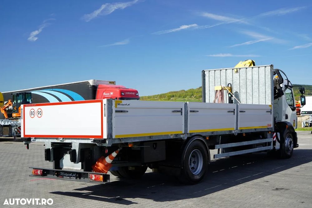 Volvo FL 280 / 4X2 / CAROSERIE 7,3 M / HYVA DRIVE / PILOT / FURCĂ PENTRU PALEȚI / ROTATOR / EURO 6 - 13