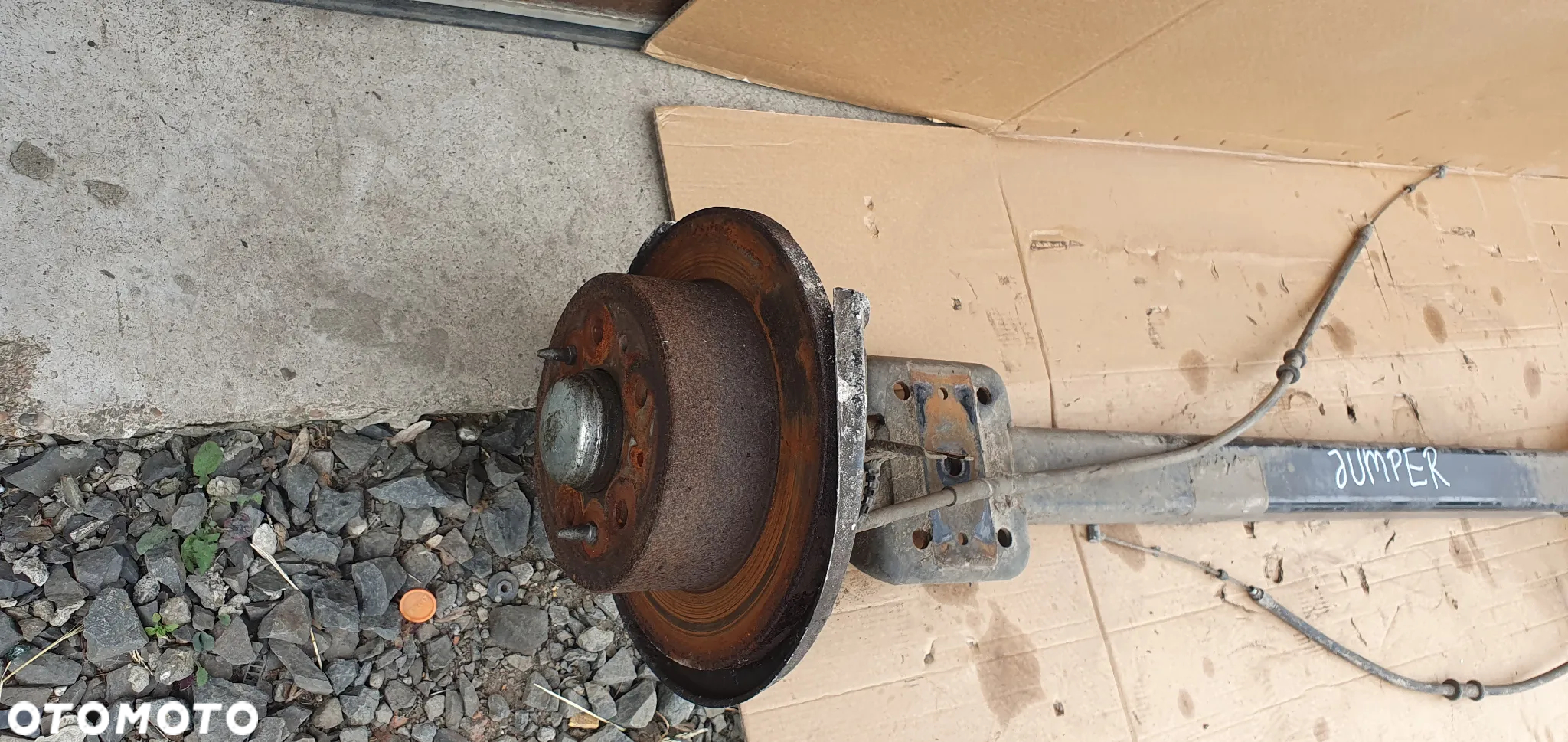 Oś tylna belka zawieszenia tył Citroen Jumper Ducato III Boxer 01374249080 - 7