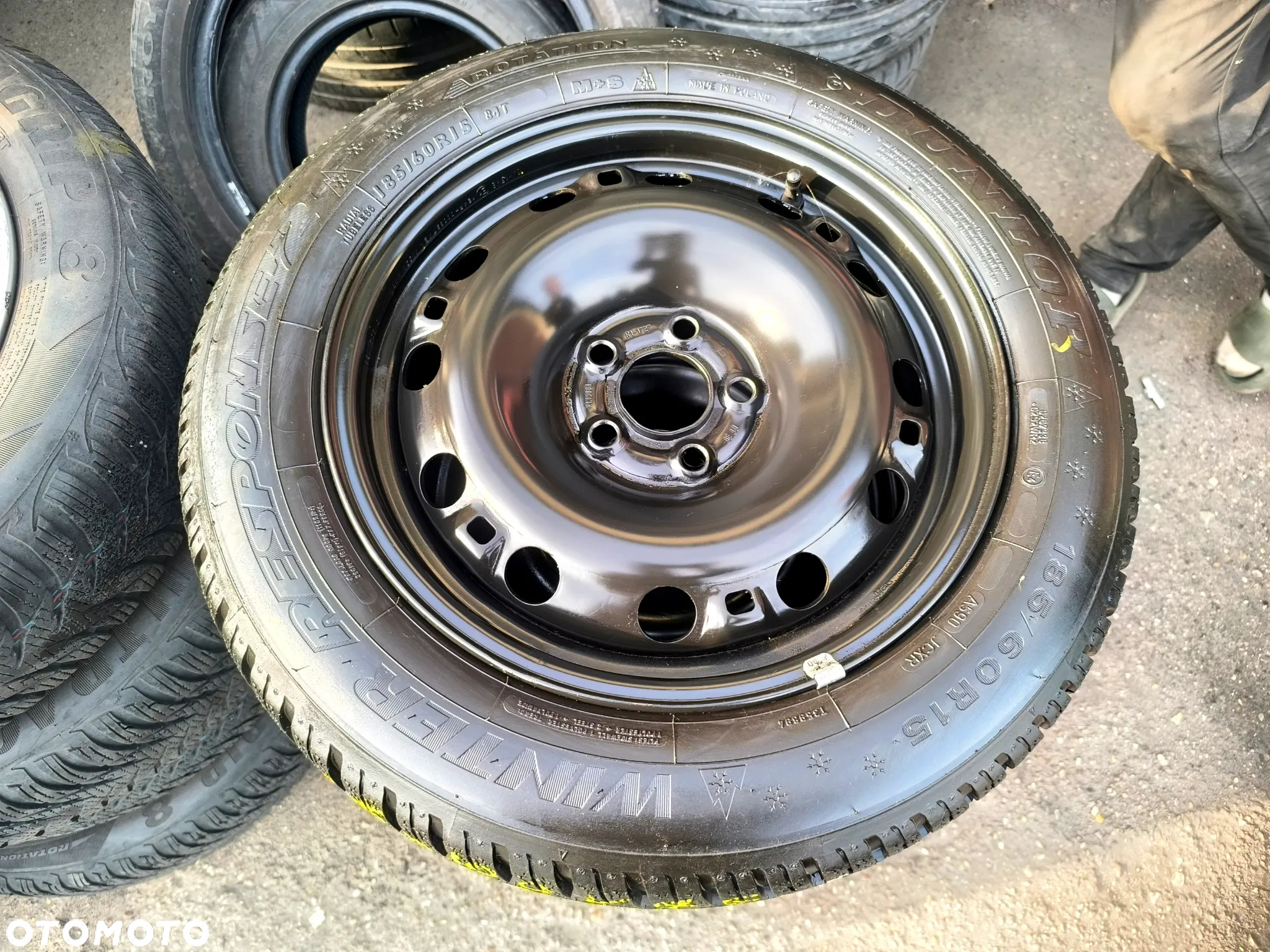 5x100 Felgi Stalowe Stal 15 Koła Zimowe Zima SKODA FABIA PRAKTIK ROOMSTER RAPID SEAT IBIZA CORDOBA TOLEDO IV 4 VW FOX POLO Legnica ALU-RAD 185/60 7mm - 3