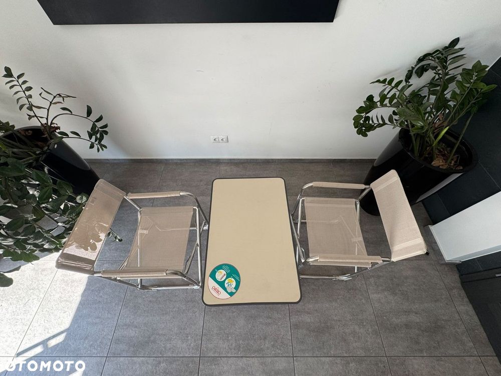 ORYGINALNY KOMPLET ZESTAW STOLIK 2x KRZESŁA KAMPER MERCEDES MARKO POLO CRESPO - 4