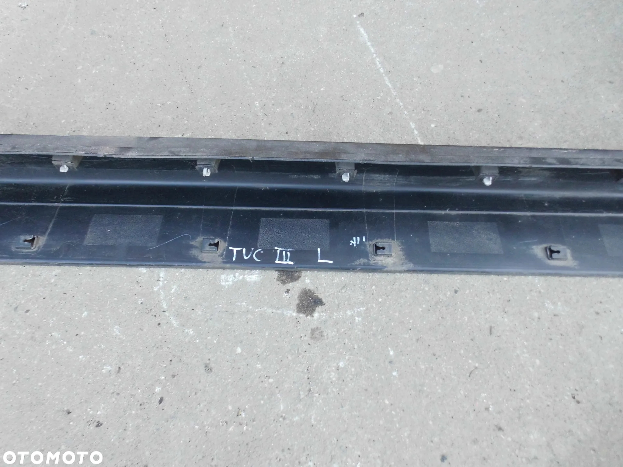 OSŁONA LISTWA PROGOWA NAKŁADKA PROGU ZEWNĘTRZNA 87753-D7000 HYUNDAI TUCSON III LEWA ORYGINAŁ - 8