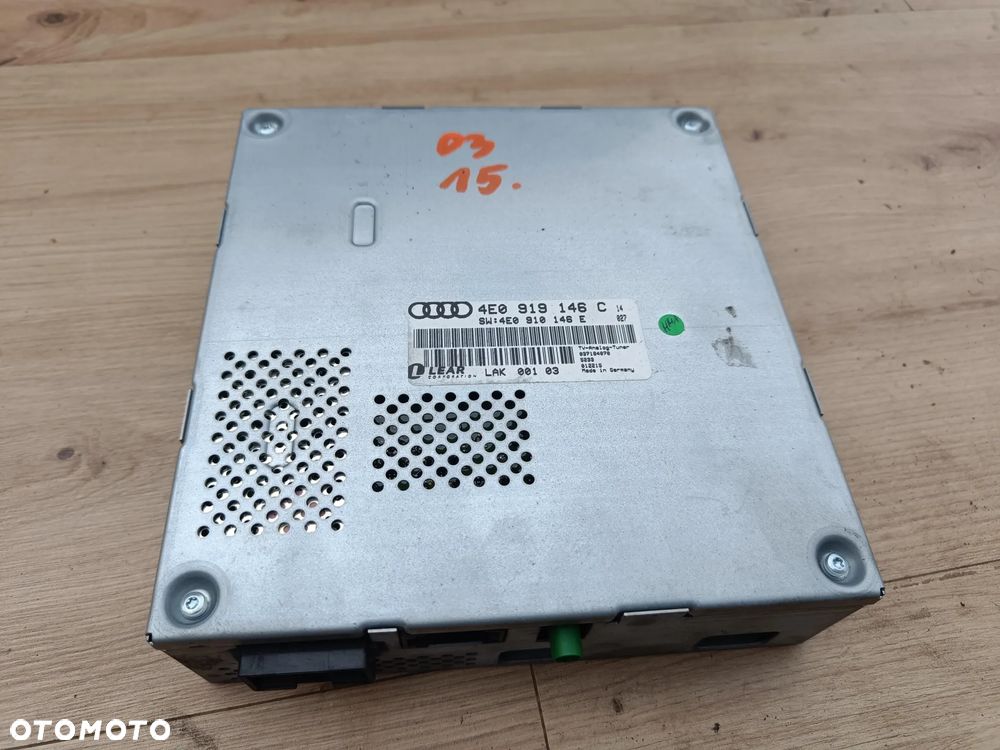 AUDI A6 C6 A8 D3 MODUŁ TUNER TV 4E0919146C - 1