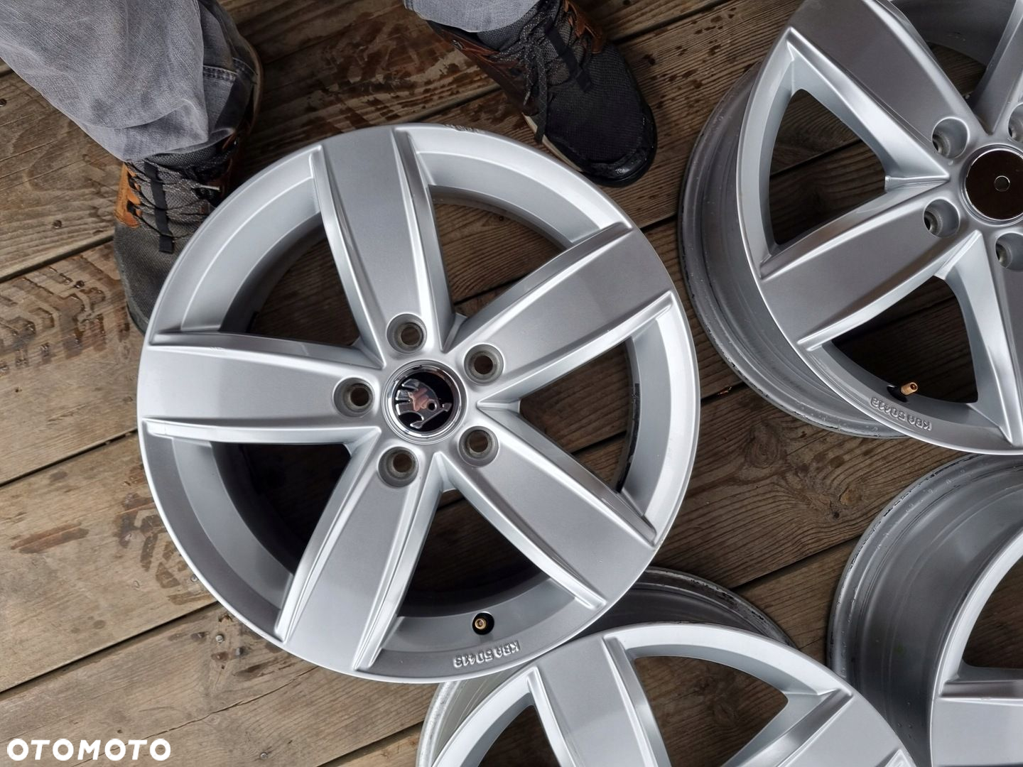 VW 5TA,T0URAN,GOLF,SEAT LEON 3,AUDI ,SKODA alu 6,5X16 ET48 5X112 bdb stan - 11
