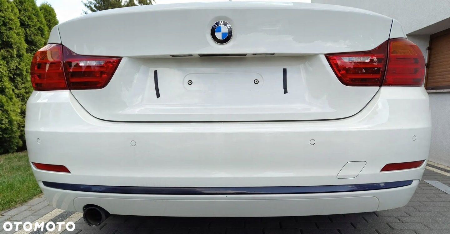 BMW 4 IV F32 ZDERZAK TYLNY SPORT LINE 300 ALPINWEISS 4 PDC - 2
