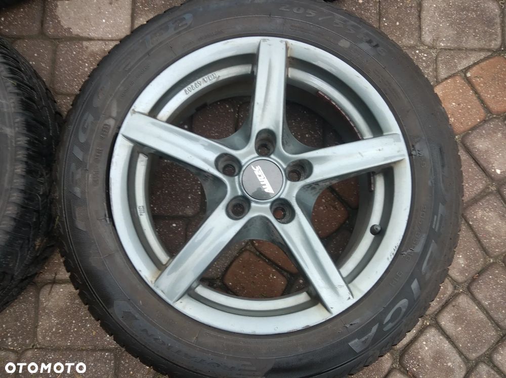 Koła aluminiowe zimowe Opel 16 cali 5x110x56,5 opony zimowe 205/55R16 - 1