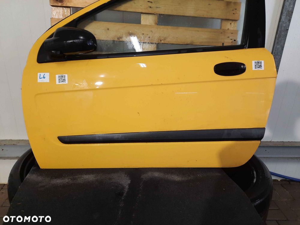 $ DRZWI LEWY PRZÓD KOMPLETNE CHEVROLET AVEO ŻÓŁTY - 5