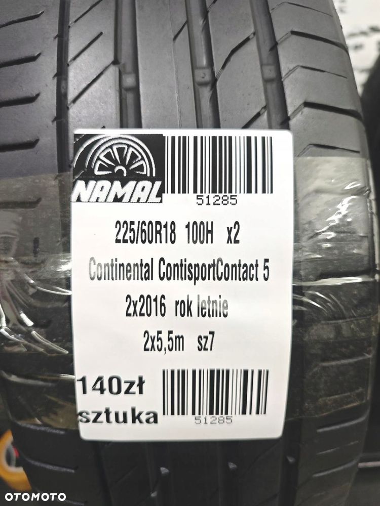 225/60r18 continental 2016 opony letnie 5,5mm 51285 - 8