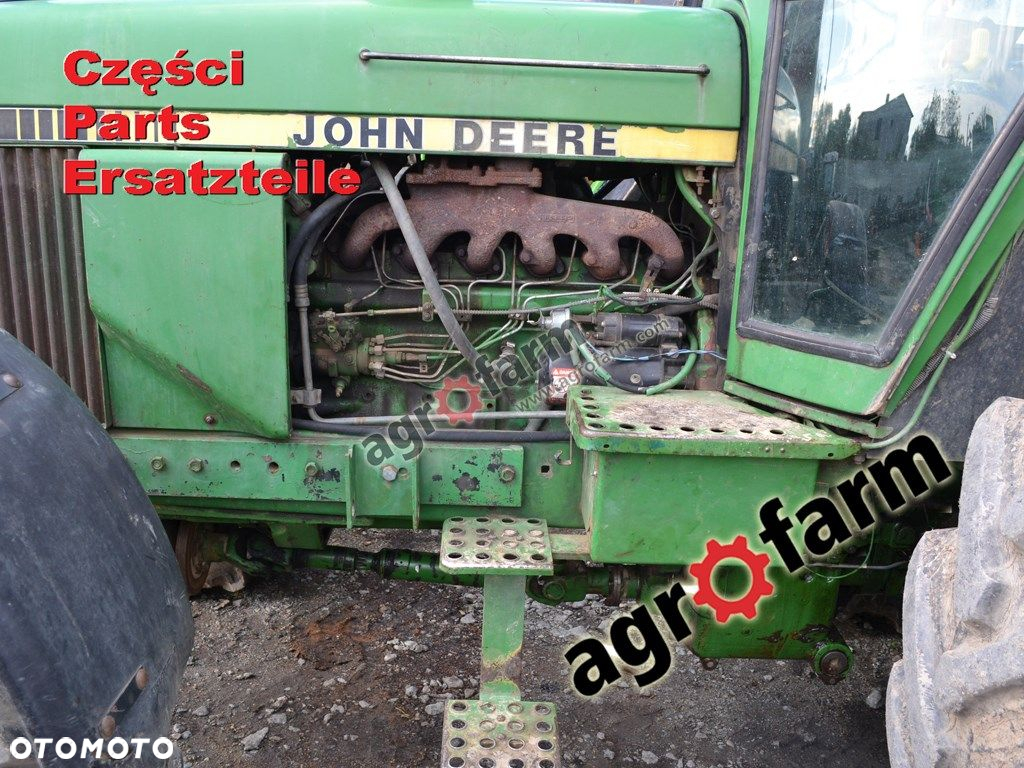 John Deere 4040s części, skrzynia biegów, silnik - 4