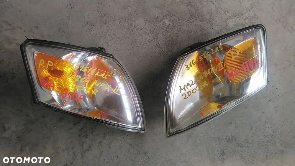 REFLEKTORY LEWE PRAWE MAZDA MIGACZE KIERUNKOWSKAZY - 8