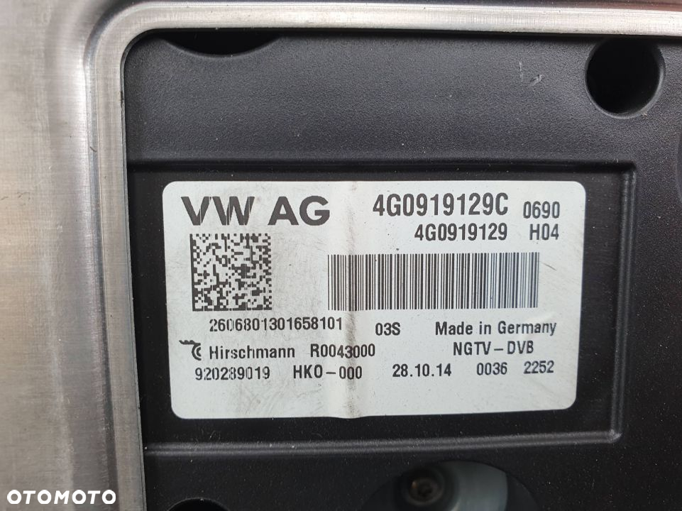 MODUŁ AUDI A8 L D4 4G0919129C - 2