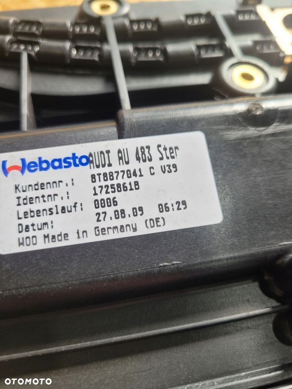 SZYBERDACH KOMPLET AUDI A5 SPORTBACK 8T8887041C - 3