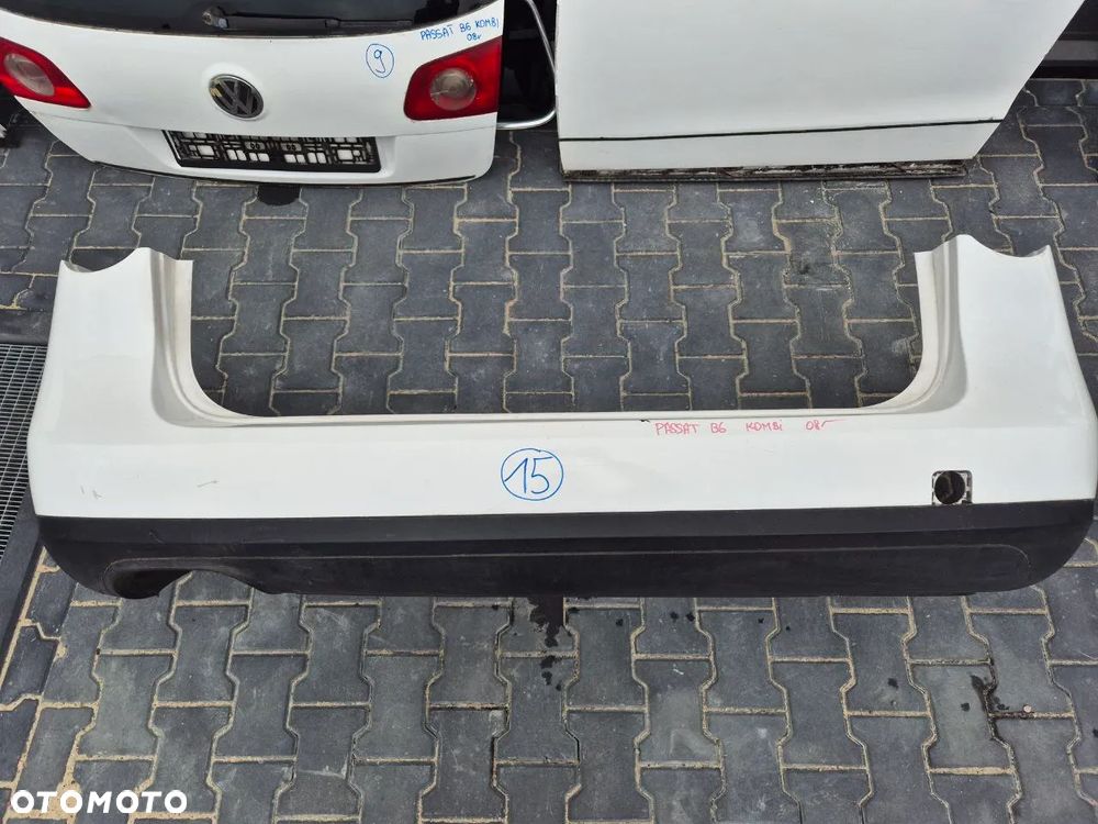 VW PASSAT B6 DRZWI / KLAPA BAGAŻNIKA / BŁOTNIK / MASKA / DESKA ROZDZIELCZA BIAŁE / CZARNE - 9