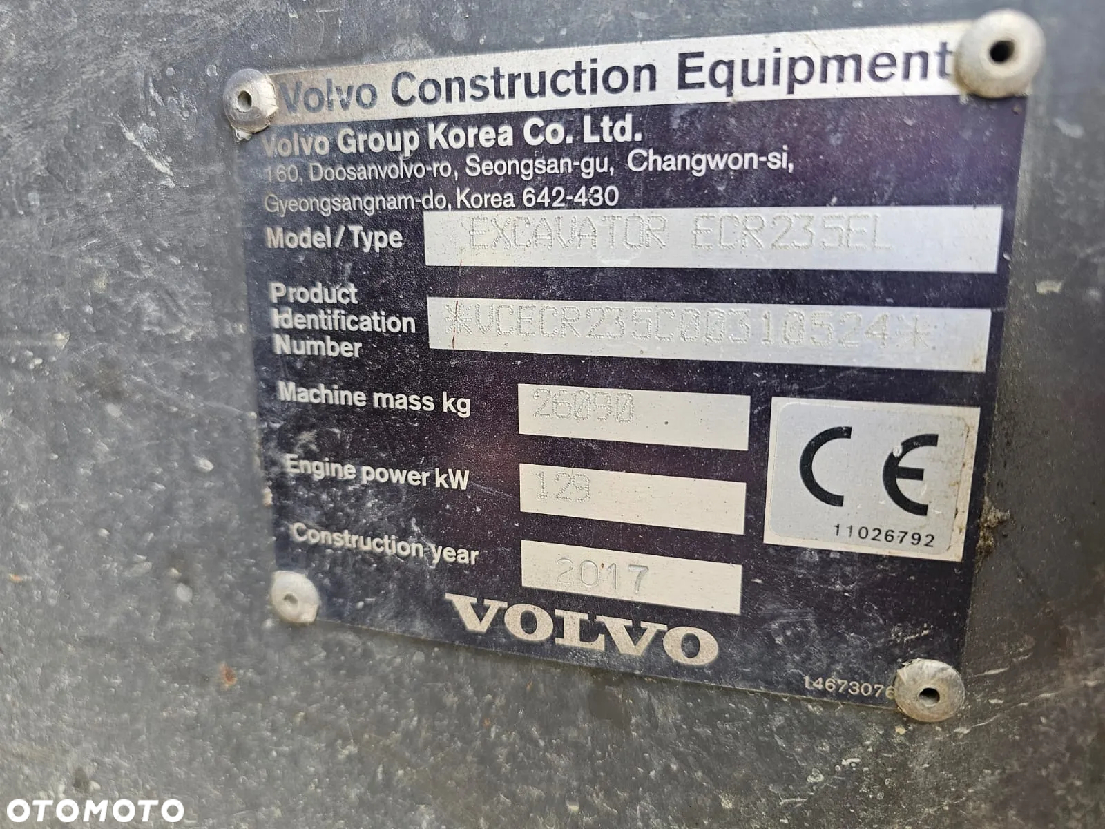 Volvo ECR235EL ECR236 EL ECR 235 - 33