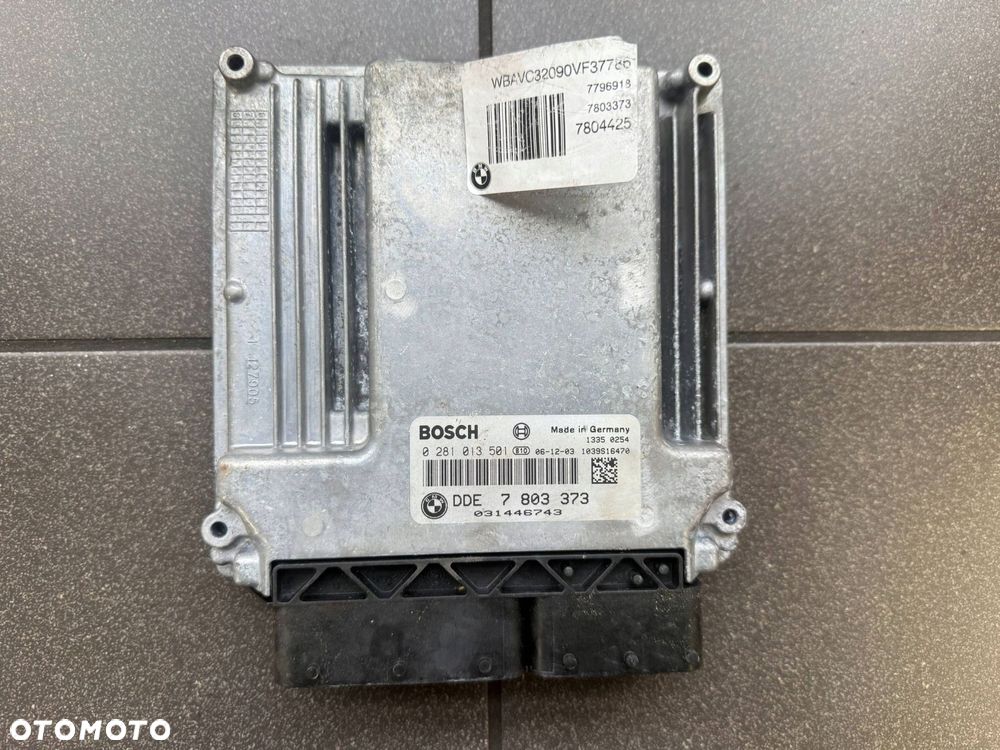 STEROWNIK SILNIKA DDE 0281013501 7803373 BMW - 1
