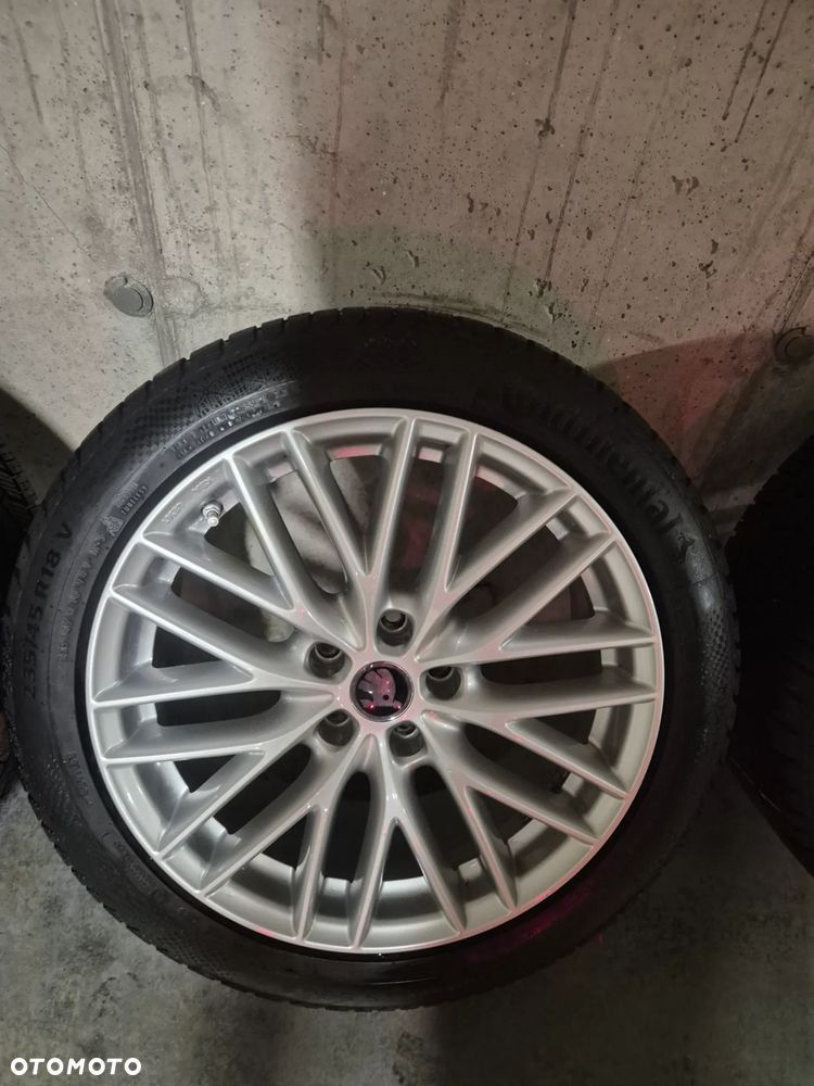 Felgi Koła Skoda Audi Vw Seat BORBET BS5 ET44 5x112 Continental TS860 235/45/18 - 3