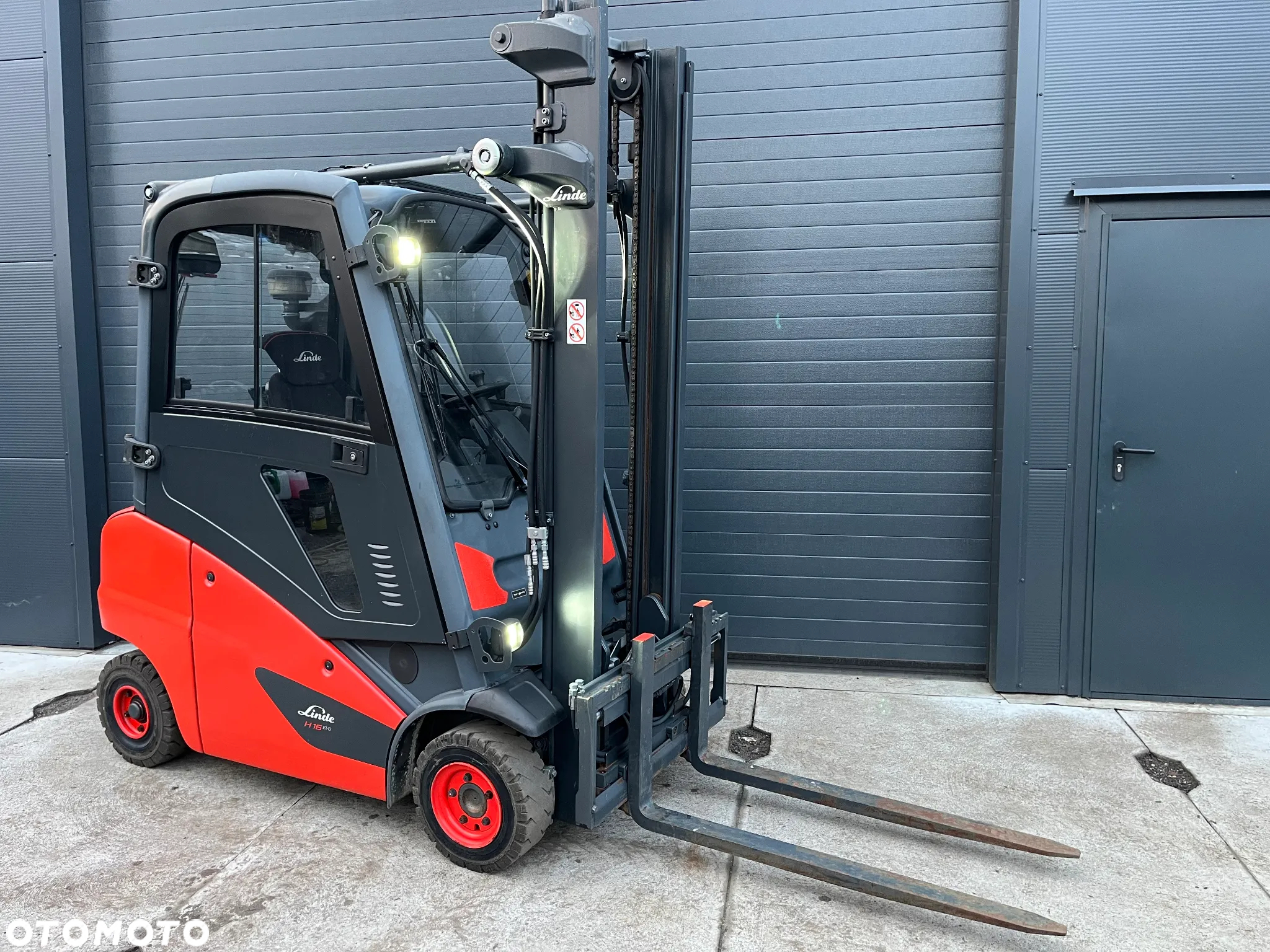 Linde H16-T Gaz LPG, Pełna kabina, Przesuw boczny, maszt Standard - 7