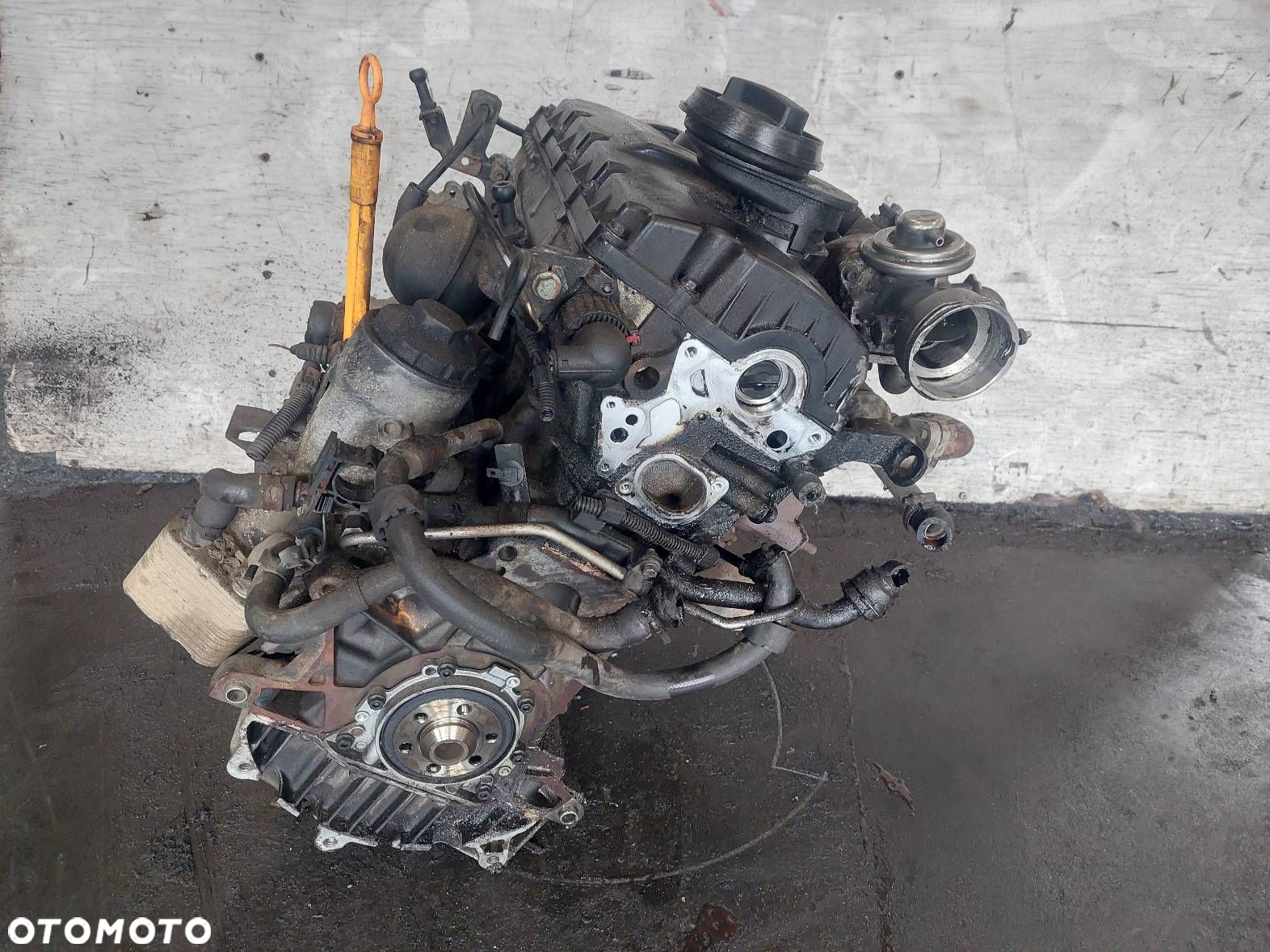 SILNIK DIESEL SŁUPEK + TURBO SHARAN MK1 LIFT 1.9 TDI ASZ 038253014R - 2