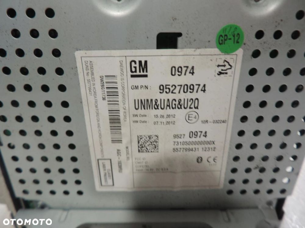 RADIO CD 400 OPEL MOKKA A 95270974 95052536 BRĄZ - 3