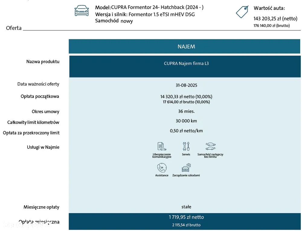 Cupra Formentor 1.5 eTSI mHEV DSG - 2